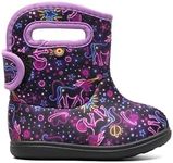 BOGS Girls Baby II Snow Boot, Black Multi, 6 Toddler