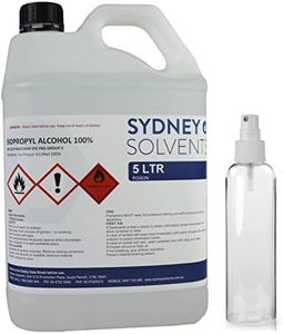 IsoPropyl Alcohol - IPA Isopropanol 100% 5 Litre with 250ml Spray