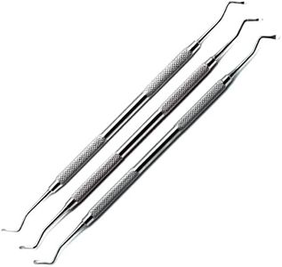 3 Pcs Superior Dental Excavator 17W, 18W, 19W Spoons 1.2/1.25mm, 1.5mm, 2mm Instrument