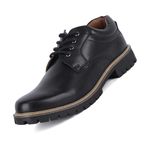 LOUIS STITCH Casual Boot for Men| Handcrafted | Lace-up Boot | Size-UK08 Obsidian Black (LSRGBT-WLJB)