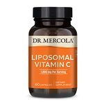 Dr. Mercola Liposomal Vitamin C Dietary Supplement, 30 Servings (60 Capsules), Immune Support, Non GMO, Soy Free, Gluten Free