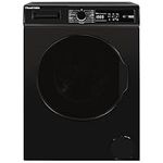 Russell Hobbs Freestanding Washing Machine, 8kg Capacity, 1400 rpm, 15 Programmes, Eco Technology, Rapid Wash Cycles, Black, RH814W111B