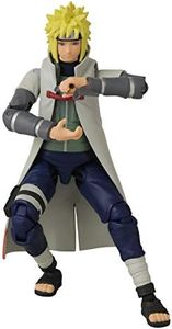 BANDAI - Naruto Shippuden Anime Heroes Figura de Acción Minato Namikaze 17cm - 36905 Multicolor - Figuras articuladas poseable con Manos y Accesorios Intercambiables