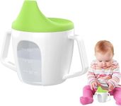 Msti Baby Feed ing and Training Sipper Cup - Spill-Proof, bpa-Free, Soft Spout Sippy Cup for Toddlers and Infants Spout Sipper for Infant (Green)