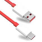 CROSSVOLT 80W Charging Cable USB to Type C Warp Charger SuperVooc/Dash Fast Charge Cable for One-plus 11,11R,10 Pro,10R,10T,9RT,9R,8R,8T Charge Cable for 6/6T/7/7T,Nord,Ce2 Lite5G,Ce 3 5G,Ce3 Lite,Red