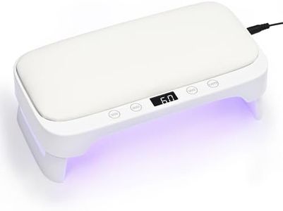 GAOY Professional UV Light for Nails, Nail Lamp with Hand Pillow for Arm Rest, 4 Timers Nail Dryer for Nails Tech Salon