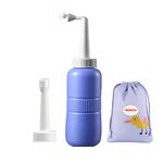 Peri Wash Bottle for Postpartum Essentials Perineal Spray Squirt, Vamotto Upside Down Bottle Feminine Postpartum Care,Clean,Perineal Recovery New Mom & Baby 2 Detachable Nozzles Portable Hygiene Bid