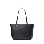 kate spade handbag for women Leila shoulder bag tote bag in leather (Black)