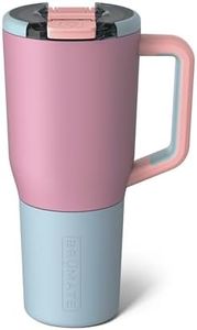 BrüMate Müv - 35oz 100% Leak Proof Insulated Coffee Mug with Handle & Lid - Stainless Steel Coffee Travel Mug - Double Walled Coffee Cup (Eclipse)