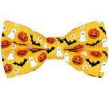 OCIA Cotton Fun Pattern Bow Tie for Wedding Party for Boys Kids Pre-tied Bowties (Halloween-CT03)