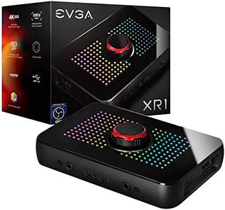 EVGA XR1 Capture Card, Certified for OBS, USB 3.0 Capture Device, 4K Pass Through, ARGB, Audio Mixer, PC, PS5, PS4, Xbox Series X and S, Xbox One, Nintendo Switch