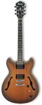 Ibanez AS53TF Electric Guitar, Trans Finish, Brown