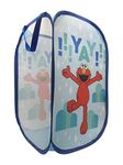 Jay Franco Sesame Street Elmo Yay Pop Up Hamper - Mesh Laundry Basket/Bag with Durable Handles, 22" x 14" (Official Sesame Street Product)