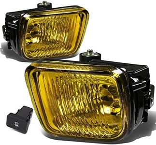 DNA MOTORING FL-HC96-AM Front Bumper Fog Light Driver & Passenger Side Enhance visibility [Compatible with 96-98 Honda Civic]