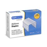 Rapesco S11662Z3 26/6mm No.56 Galvanised Staples, Box of 5000