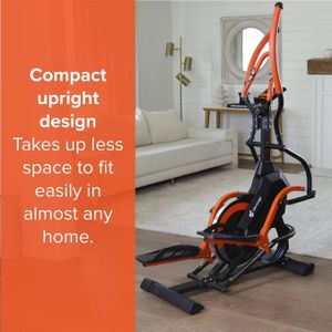 FITT Strider Upright Elliptical Exercise Machine – Compact Home Fitness