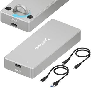 Sabrent Case SSD M.2 NVMe PCIe a USB 3.2, Adattatore SSD Esterno, Contenitore per SSD M.2, velocità Fino a 10 Gbps, per Formati 2280/2260/2242/2230, Impermeabile IP67, per Windows,Mac,Linux (EC-WPTF)