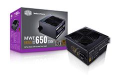 Cooler Master MWE 650 Bronze V2 Power Supply - Non-Modular | 80 Plus Bronze Certified | 120mm HDB Fan | DC-to-DC Circuit Design | 2 EPS Connector | ATX 2.52 Version | 650 Watt