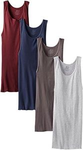 Fruit of the Loom Men's A-Shirt (Pack of 4), Assorted, XXX-Large