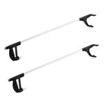 KEPLIN 2 Pack Litter Picker Ergonomic Long Reach Handle 30 Inch (75cm) Garden Tool, Magnetic Pick Up Durable & Sturdy for Picking Rubbish, Weeds, Leaves, Gardening, Elderly & Disabled Multi-use Tool