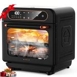 OUNIN 12L Multifunction Oven, 8-in-1 Air Fryer Oven and Steam Oven, 2-Layer Baking, 360° Hot Air Circulation, 1100W, Ideal for Sunday Roasts, Roast Chicken, Fish & Chips, Baking Bread, Steaming Veg