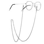 Glasses Chain for Women Stainless Steel Eye Glass Holders Cubic Zirconia Eyeglasses Chain