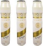 Ard Al Zaafaran Room Spray Air Fresheners Oud/Musk/Woody/Rose Scent Perfume for Home/Car/Office Pack of 3Pcs of 300ml Sprays from UAE (Oud Mood)