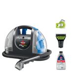 BISSELL - Portable Carpet Cleaner - Little Green Carpet & Upholstery Machine - 48oz Capacity with Stain Brush and self-Cleaning Hydro-Rinse Tool for Home and Automotive use