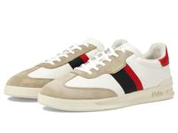 POLO RALPH LAUREN Mens Heritage Aera, Milkshake/Black/Red, 7