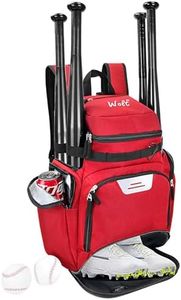 WOLT Baseball Bag Backpack for Youth and Adults-Softball Bag with Separate Helmet Compartment and Shoes Pocket,Multifunctional Sport Backpack for Baseball, Volleyball,Basketball, Soccer