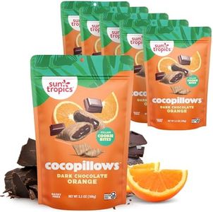 Sun Tropics Dark Chocolate Orange CocoPillows (6 Pack) Gluten Free Cookies