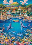 Buffalo Games - Dowdle - Kona - 300 Piece Jigsaw Puzzle for Adults Challenging Puzzle Perfect for Game Nights - Finished Puzzle Size is 21.25 x 15.00