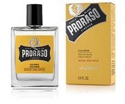 Proraso Single Blade Eau De Cologne, Wood and Spice, 3.4 fl. Oz