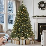GOOBED Prelit Green Christmas Tree 