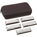 Hohner SPC Special Twenty Harmonica, 5 Pack with Case