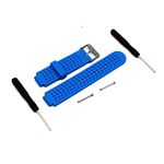 Garmin Silicone Replacement Wrist Watch Band for Garmin Forerunner 235 620 735XT 220,Come With Tool Kit (Silicone Blue)