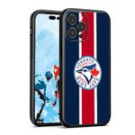 Blue Jay Case Compatible with iPhone 15 Pro Max for Toronto Baseball Fans, Slim TPU Protective Phone Case Cover Gift for Christmas Father Birthday Thanksgiving Day New Year 15 Pro Max