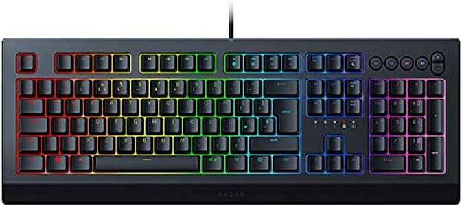 Razer Cynosa V2 - Membrane Gaming Keyboard (Keyboard with Soft Spring-Loaded Keys, Media Keys, Cable Management, Fully Programmable, RGB Chroma Lighting) UK Layout | Black