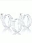 3 Pack Apple MFi Certified iPhone Charger Cable 1m, Apple Lightning to USB Cable Cord 1 metre Fast Charging Apple Phone Long Cables for iPhone13/12/12 mini/ 11/11Pro/Max/X/XS/XR/XS Max/8/7/6/iPad