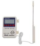 PIPER INDUSTRIAL THERMOMETER LCD PORTABLE DIGITAL MULTI-THERMOMETER (WITH EXTERNAL SENSING PROBE)