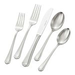 HENCKELS Premium 45 Piece Polished Kitchen Flatware Set - Silverware, Cutlery Set, Dishwasher Safe, Stain Resistant, 18/10 Stainless Steel