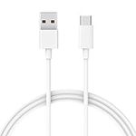 MAS CARNEY USB Type C Charging Cable, 1 Meter, 5V/2.4A, TPU, White