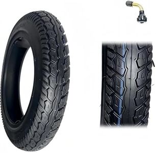 14x2.125 Tubeless Tire, 14 inch Thickened Tires, 57-254 Electric Bike Tire for Electric Folding Bicycle, E-Bikes and E-Scooters/Anti-Skid/Wear-Resistant/Explosion-Proof/with Angled Valve