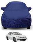 Auto Hub Car Cover Compatible Honda Accord (Model : 2003-2016) with Mirror Pocket, Water Resistant, Triple Stitched, Accord Car Cover- Navy