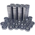 100 pack 608-2RS Skateboard BearingRolling bearings 8x22x7