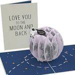 PopLife Love You to the MOON 3D Pop Up Card - Happy Birthday, Anniversary, Valentine's Day Surprise, Just Because, Father's Day