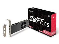 XFX Speedster SWFT105 Radeon RX 6400 Gaming Graphics Card with 4GB GDDR6, AMD RDNA 2 RX-64XL4SFG2