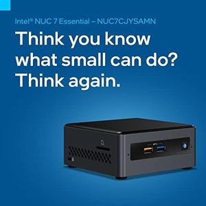 Intel NUC 7 Essential Mini PC - BOXNUC7CJYSAMN with Windows 11 Celeron 4005, 4GB DDR4 RAM /64GB eMMc