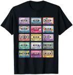 Vintage Cassette tapes Collection 80's 90's Music Mixtape T-Shirt