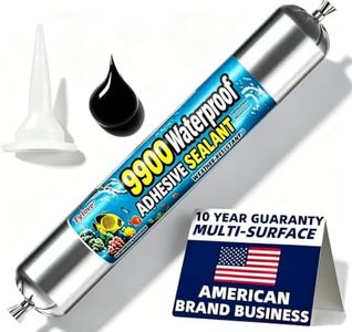 Tylove 9900 Silicone Waterproof Sealant for Roof, Wall, Fish Tank, RV & Metal Repair | Heat, Tear, Stretch & UV Resistant, Non-Toxic (Black)
